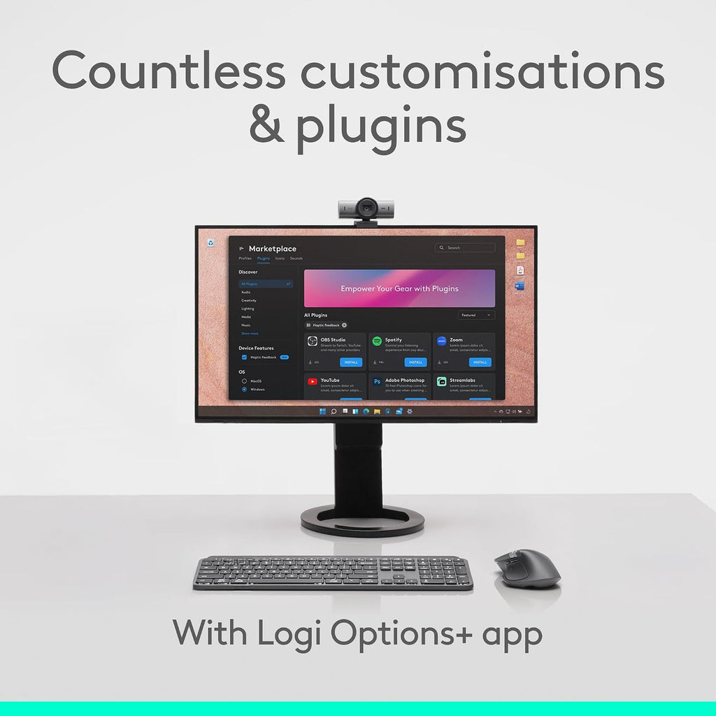 Logitech MX Master 4 Wireless Mouse — Graphite