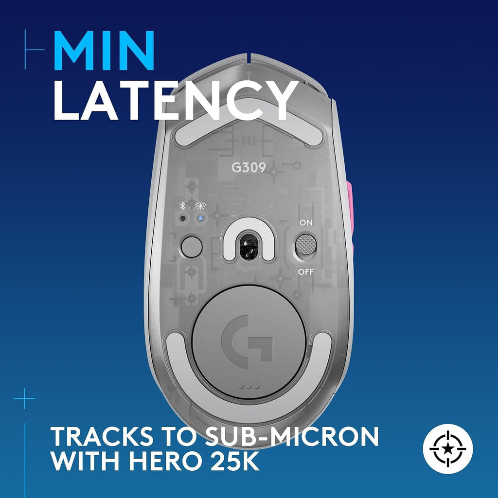 Logitech G309 Wireless Kamisato Ayaka Edition Gaming Mouse — Genshin Impact Limited Edition