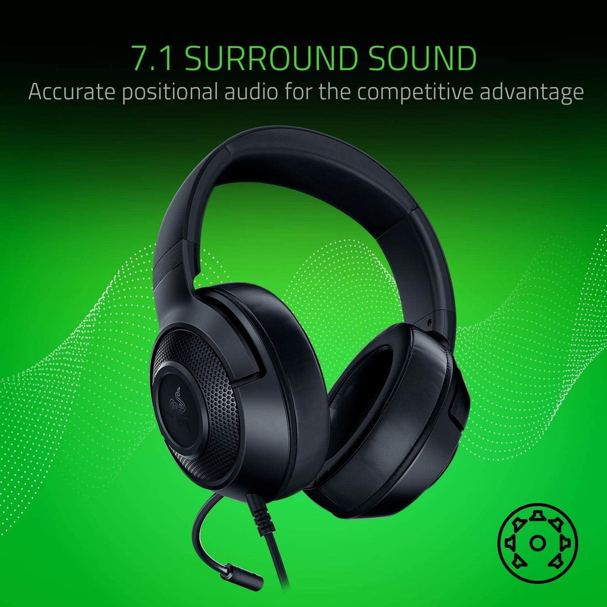 Razer Kraken X Lite Ultralight Gaming Headset — product image 3
