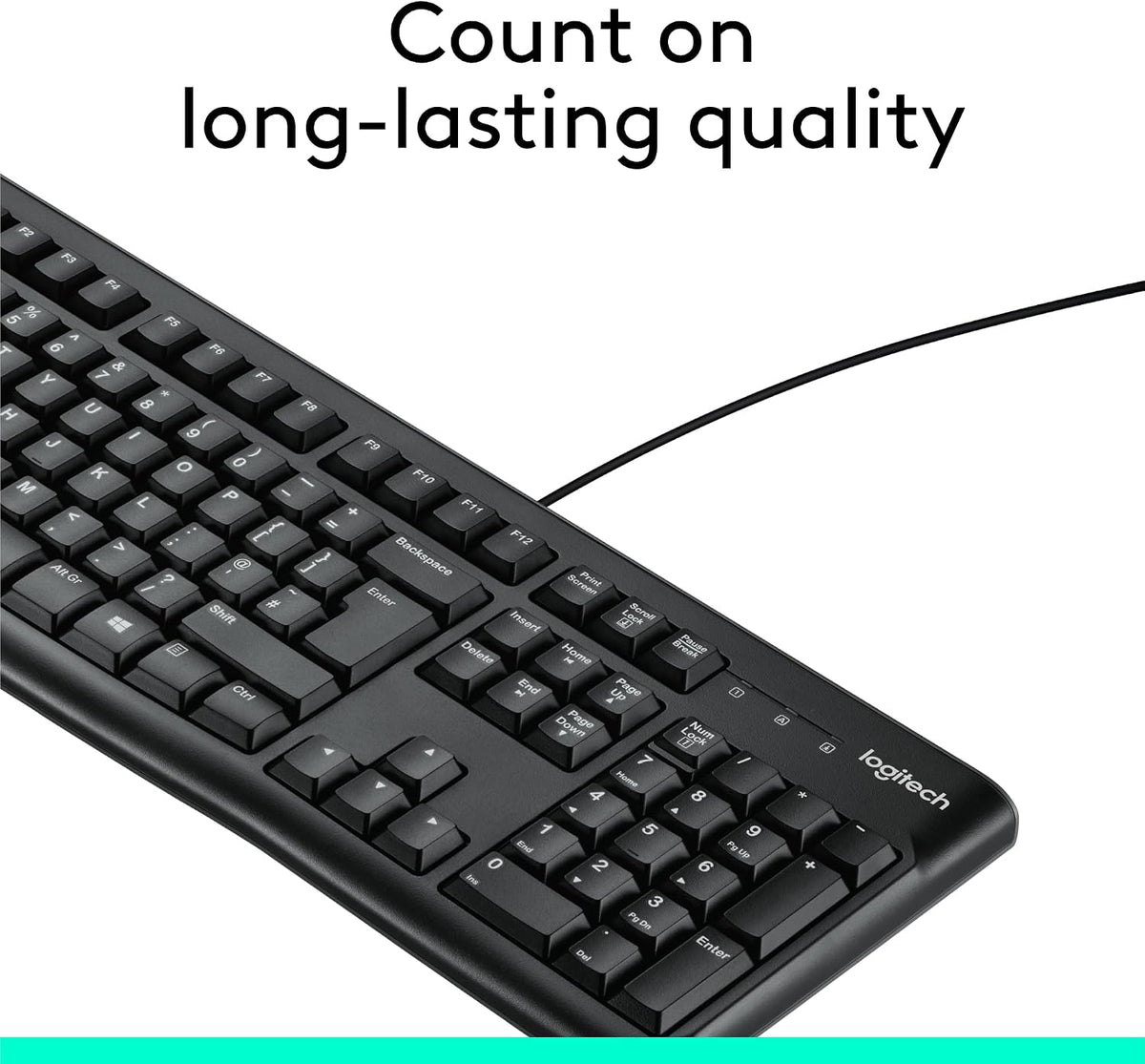 Logitech K120 Keyboard — Black