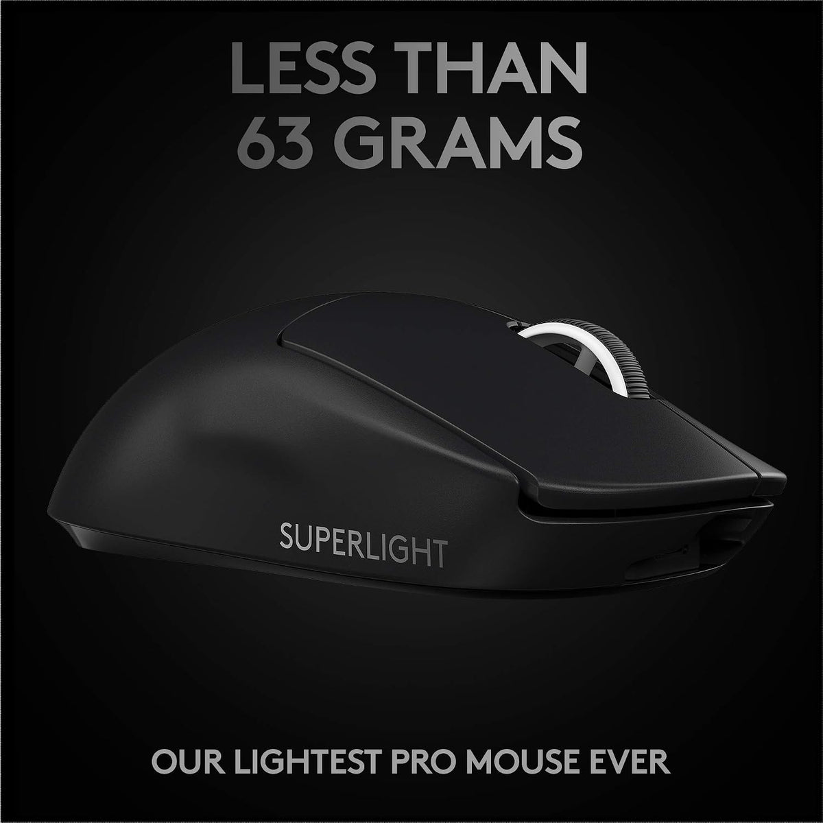 Logitech G PRO X SUPERLIGHT Gaming Mouse — Black