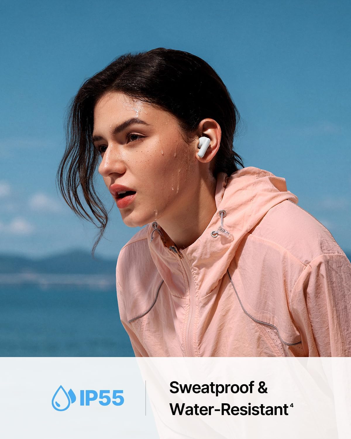 Baseus Bass BP1 Ultra Noise-Cancelling Earbuds — White