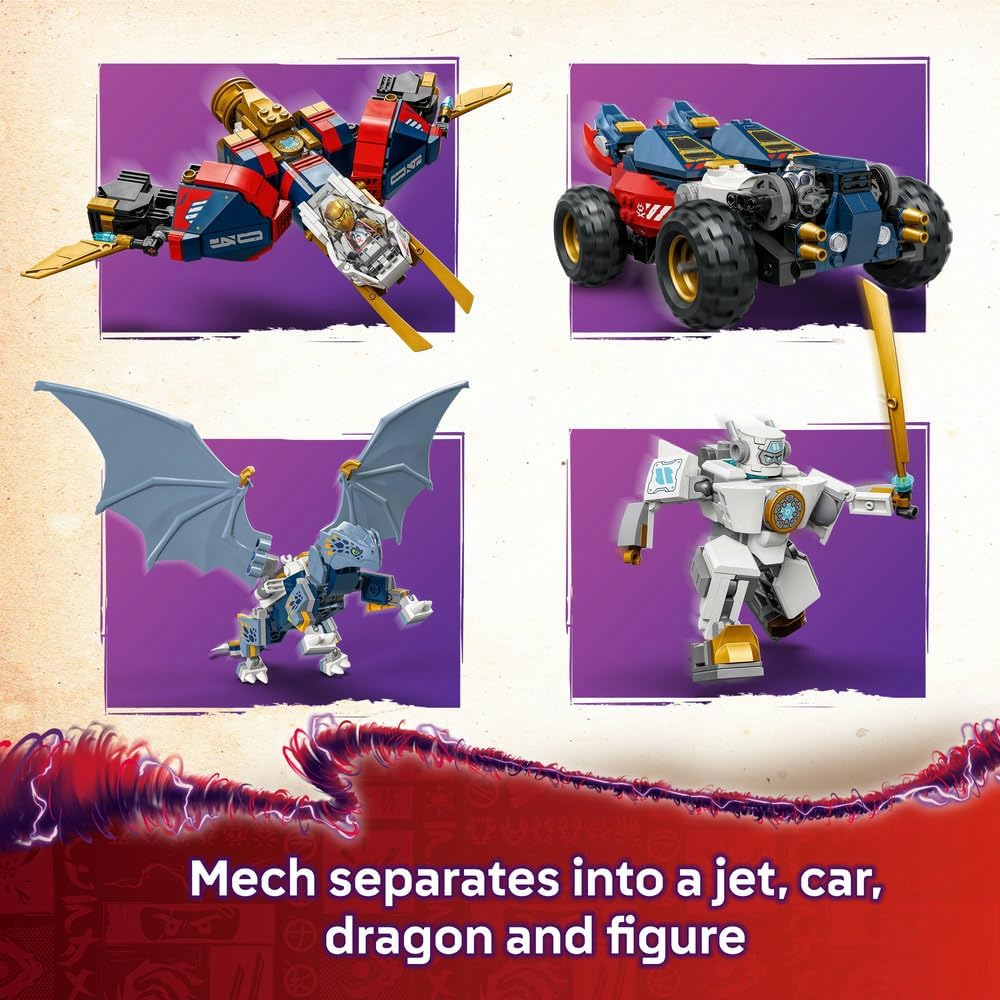 LEGO NINJAGO Zane's Ultra Combiner Mech 71834