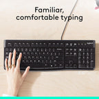 Logitech K120 for Business Keyboard — Black