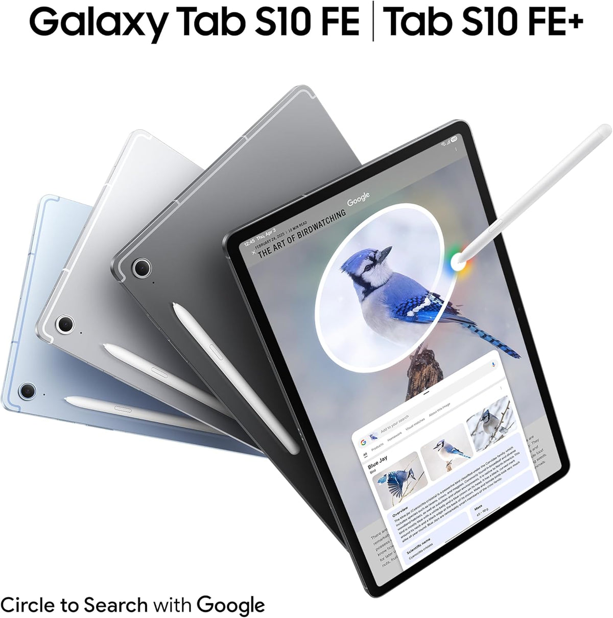 Samsung Galaxy Tab S10 FE, WIFI Android Tablet, 8GB RAM, 128GB Storage, 10.9” Screen, 90Hz Display, S Pen Included, IP68, Long Battery Life, Gray (UAE Version)