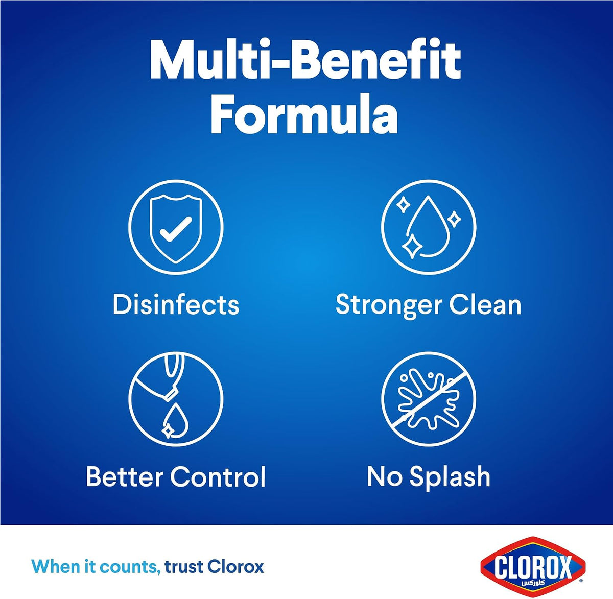Clorox Platinum Bleach 3.78L, Crisp Lemon, Upgrade Your Clean With A New Multi-Benefit, No Splash Thick Bleach Liquid Formula — additional view 3