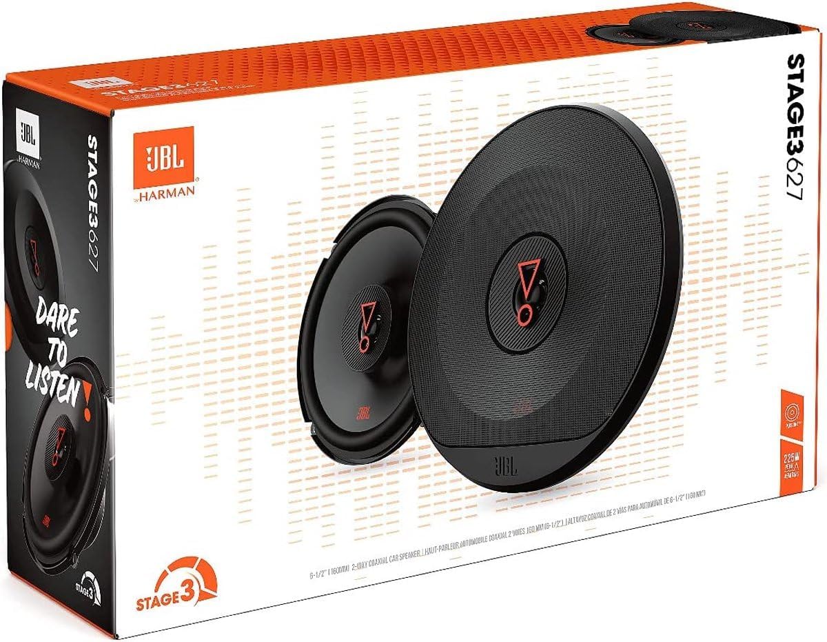 JBL Stage3 627 6.5-Inch Car Speaker Set