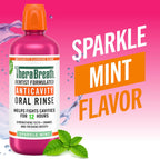 TheraBreath Anticavity Fluoride Mouthwash, Sparkle Mint, 1 L — additional product view 2