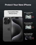 Belkin ScreenForce TemperedGlass iPhone 16 Pro Screen Protector, crystal clear, scratch-resistant tempered glass, bubble-free application, full screen coverage for iPhone 16 Pro, 2-pack