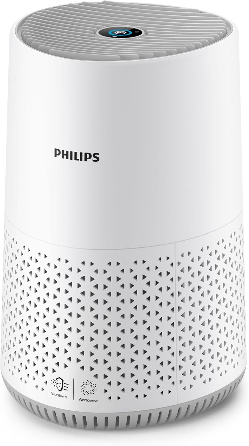 Philips Air Purifier, For Rooms Up To 44m², 170m³/h CADR, Sleep Mode — White/Silk Beige
