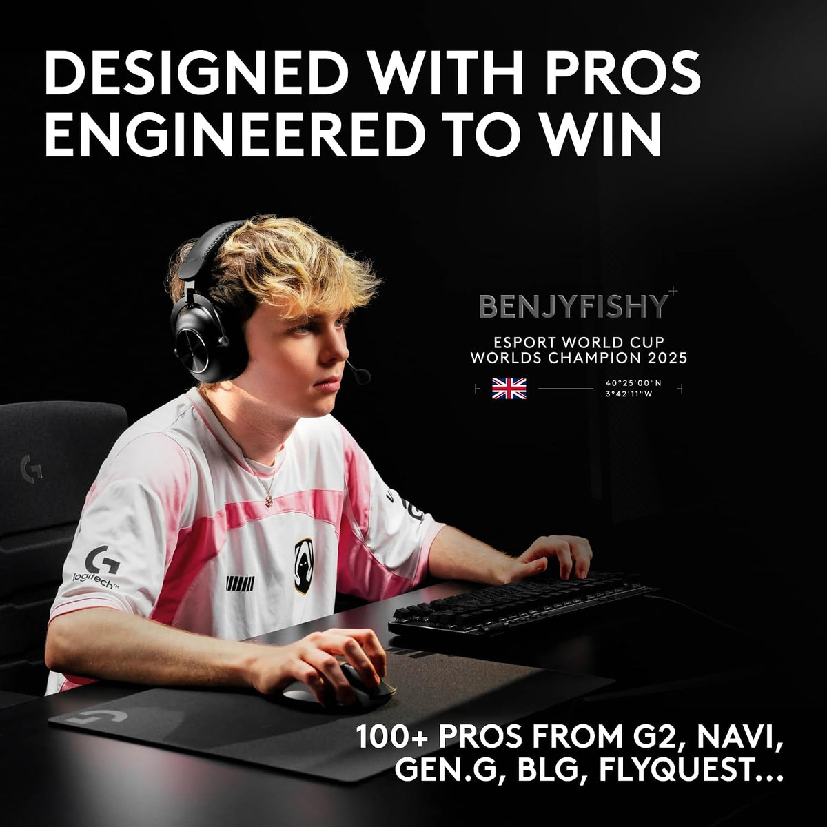 Logitech G PRO X2 SUPERSTRIKE Gaming Mouse — Black/White