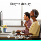 Logitech Zone 305 for Business Headset — UC with Dongle — Black
