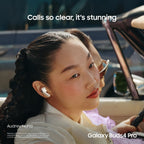 Samsung Galaxy Buds 4 Pro (2026) AI True Wireless Bluetooth Earbuds, Hi-Res Audio, 2-Way Speaker, ANC 2.0, Optimized Comfort, IP57, Live Translation, White [US Version, 2 Yr Warranty]