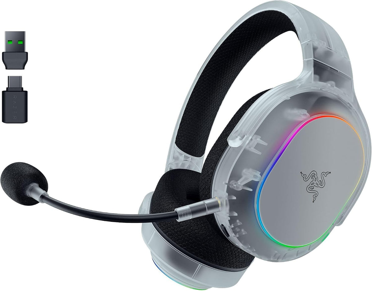 Razer Barracuda X Chroma Wireless Gaming Headset — Phantom White Edition — main product image