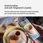Belkin ScreenForce TemperedGlass Treated Screen Protector for iPhone 15 Pro Max, Slim, Crystal Clear, Scratch-Resistant Tempered Glass Film, Includes Easy Align Tray for Bubble Free Application