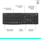 Logitech MK295 Keyboard and Mouse Combo — Graphite