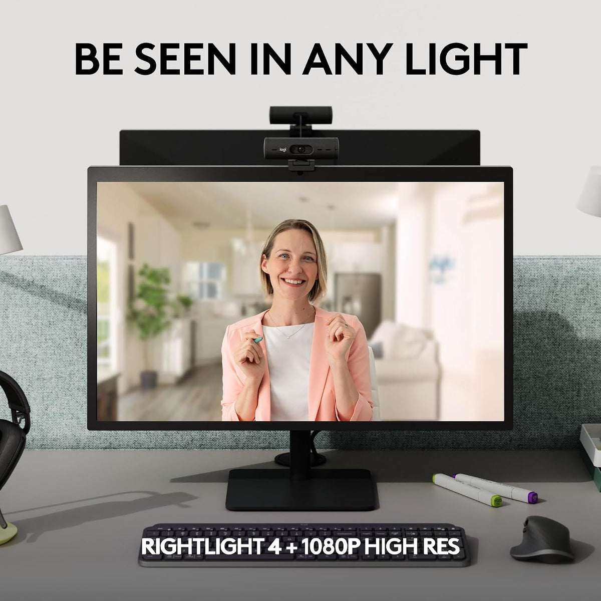 Logitech BRIO 505 Webcam — Graphite