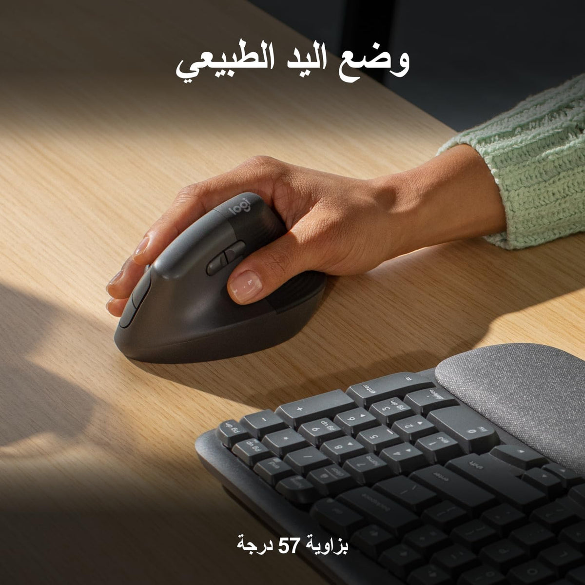 Logitech Wave Keys and Lift Ergonomic Combo — Graphite