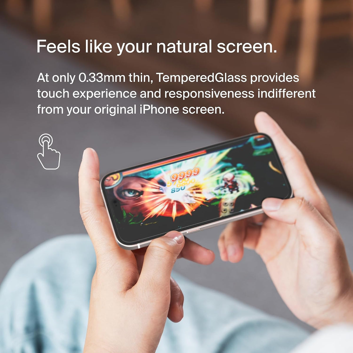 Belkin ScreenForce TemperedGlass Treated Screen Protector for iPhone 15 Pro, Slim, Crystal Clear, Scratch-Resistant Tempered Glass Film, Includes Easy Align Tray for Bubble Free Application