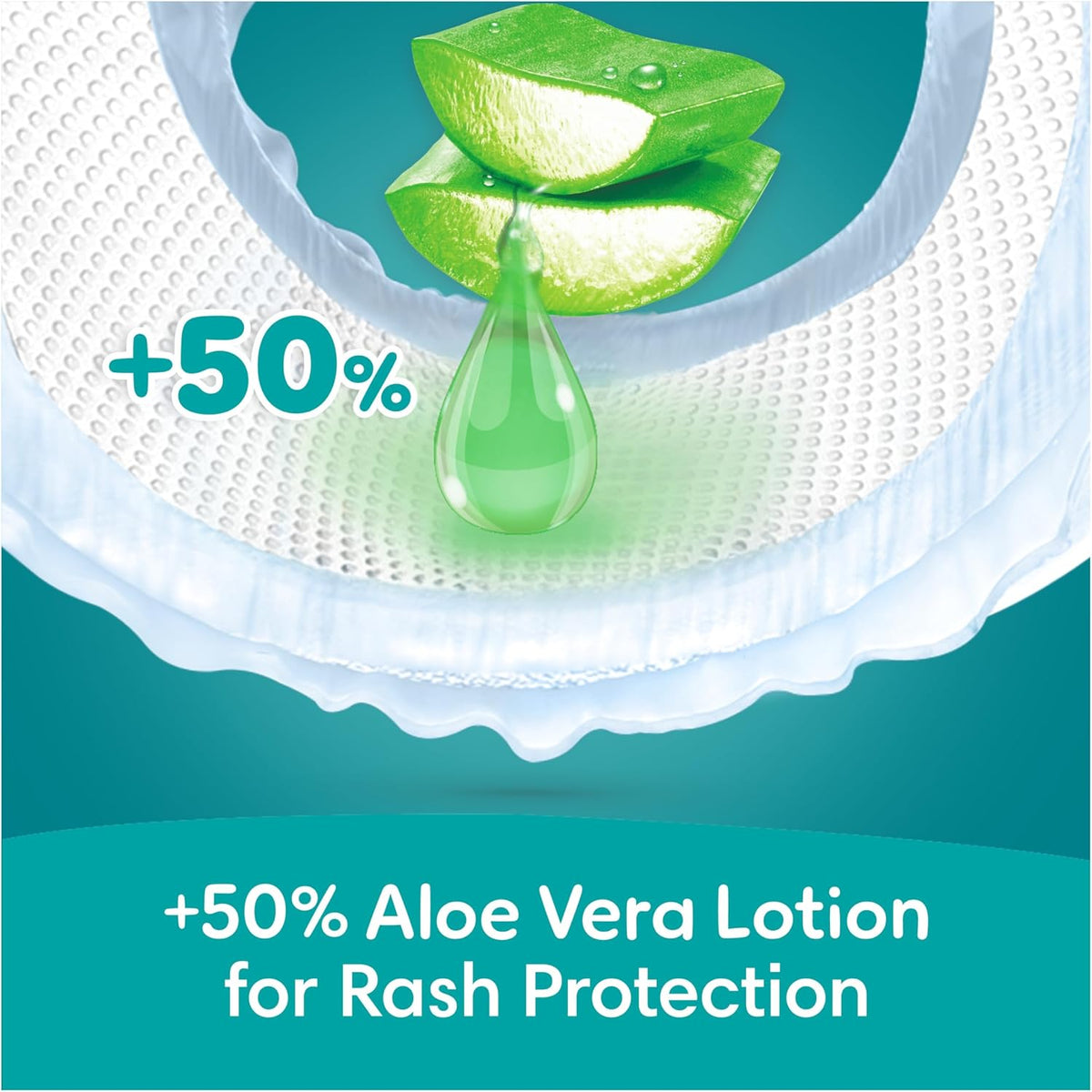 Pampers Rash Protection Aloe Taped Diapers 9-14kg Size 4 Giga Box 270 Count