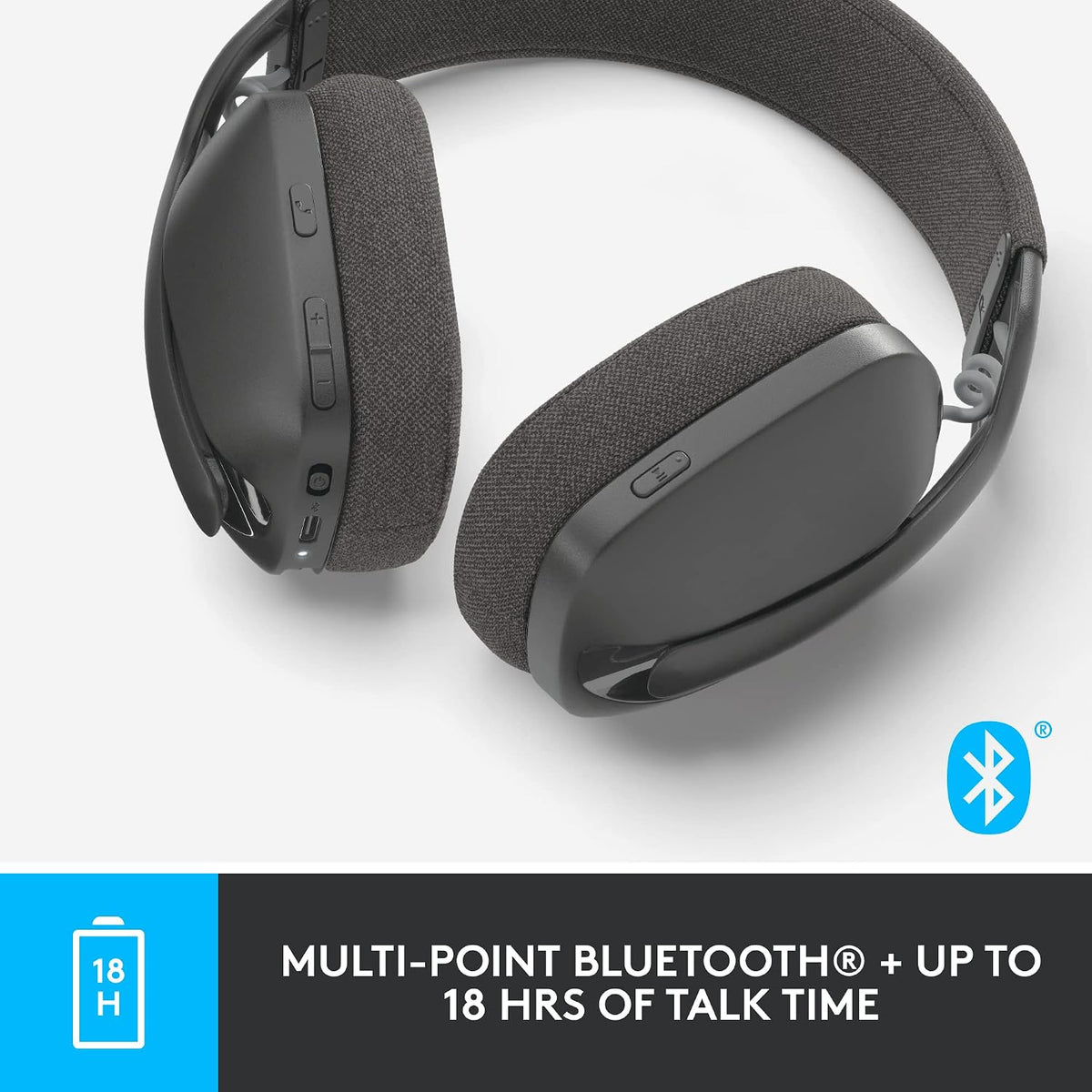 Logitech Brio 500 and Zone Vibe 100 Bundle — Graphite