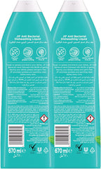 JIF Antibacterial Dishwashing Liquid, Lemon & Mint, 670ml x 2 — additional product view 2