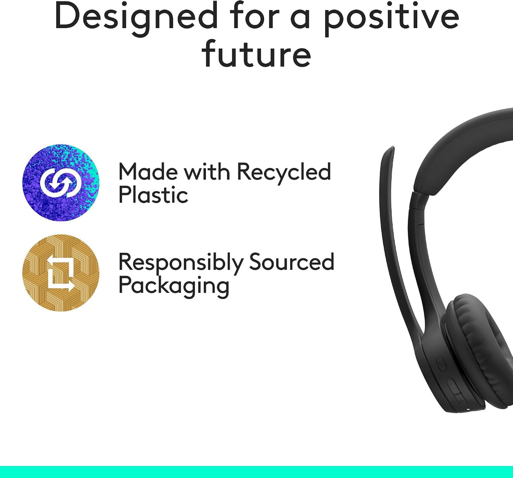 Logitech Zone 305 for Business Headset — UC with Dongle — Black