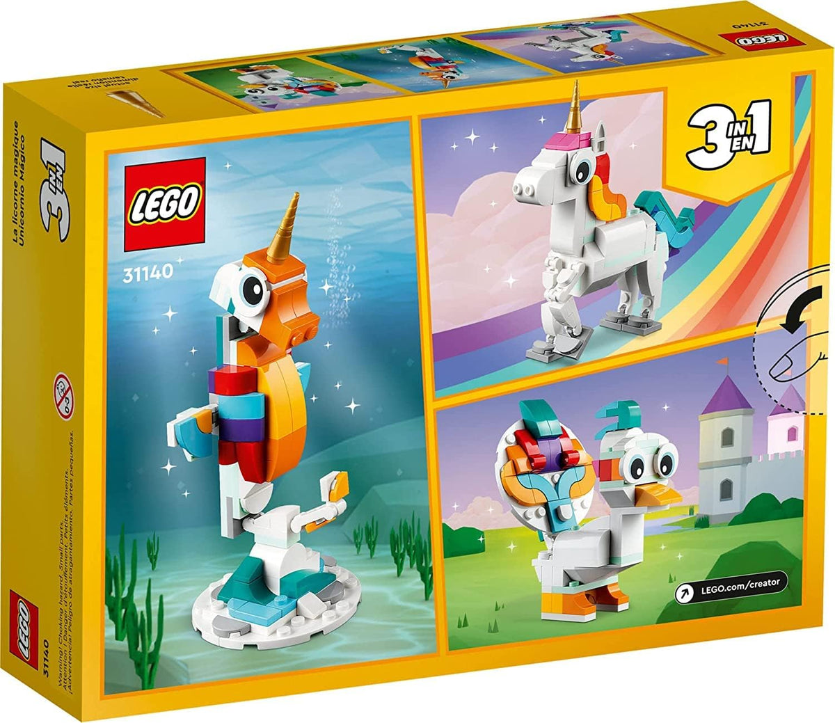 LEGO Creator 3 in 1 Magical Unicorn Toy 31140 — image 2