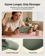 Belkin Nintendo Switch 2 Case Grip, Dockable & Quick-Release Design, Ergonomic Non-Slip, Kickstand Compatible Protective Case, Detachable & Comfortable Joy-Con 2 Handheld Grip, Travel Controller case