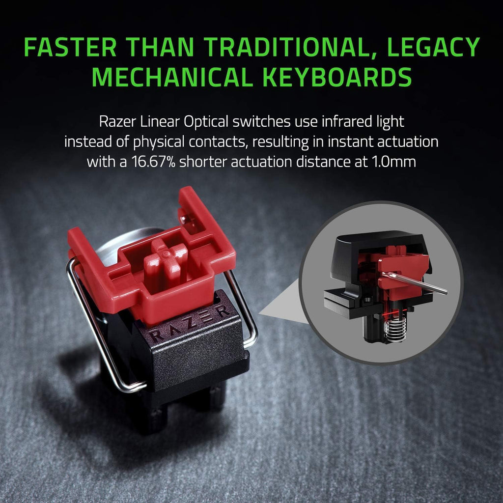Razer Huntsman Mini Linear Optical Switches (Red) 60% Gaming Keyboard — Black — product image 7