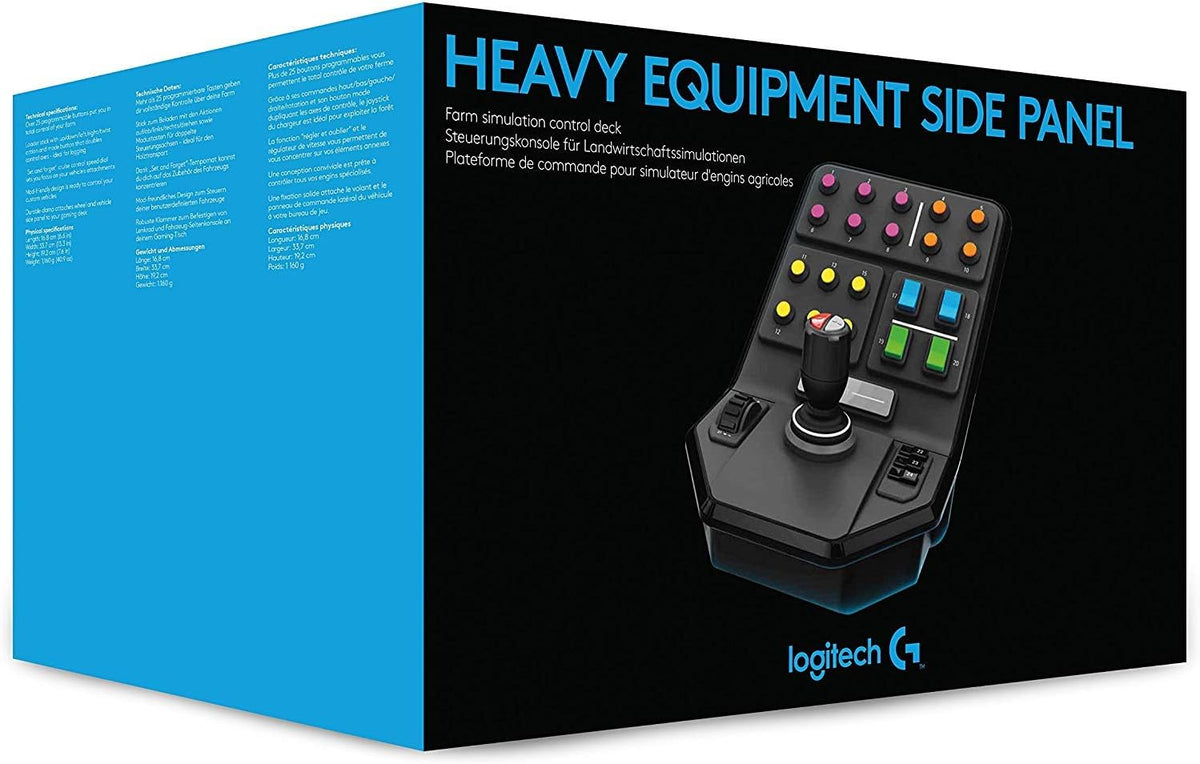 Logitech G Saitek Heavy Equipment Side Panel — Black