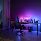Philips Hue Play Gradient PC Lightstrip [for 24-27 Inch Screens] LED Smart Lighting. Sync for Entertainment, Gaming and Media — Colour