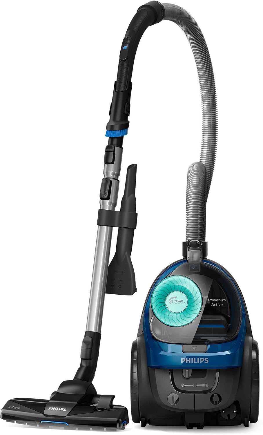 Philips FC9570/62 5000 Series Bagless Vacuum Cleaner, 2000W, Blue — black