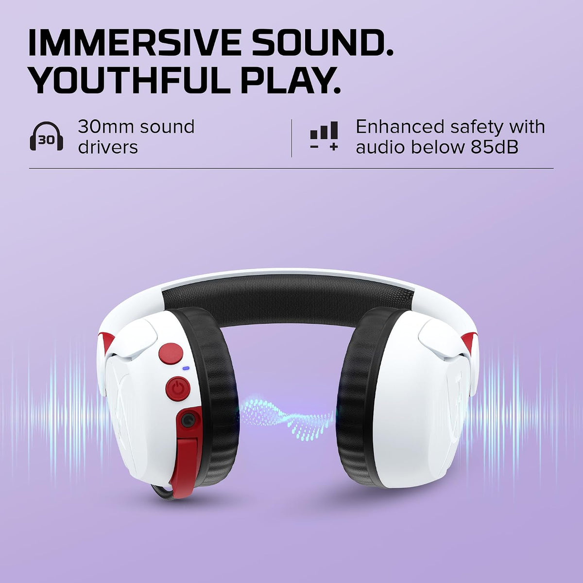 HyperX Cloud Mini Wireless WHT Headset — White — product image 4