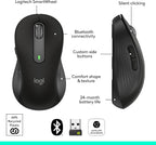 Logitech M650 Wireless Mouse — Graphite