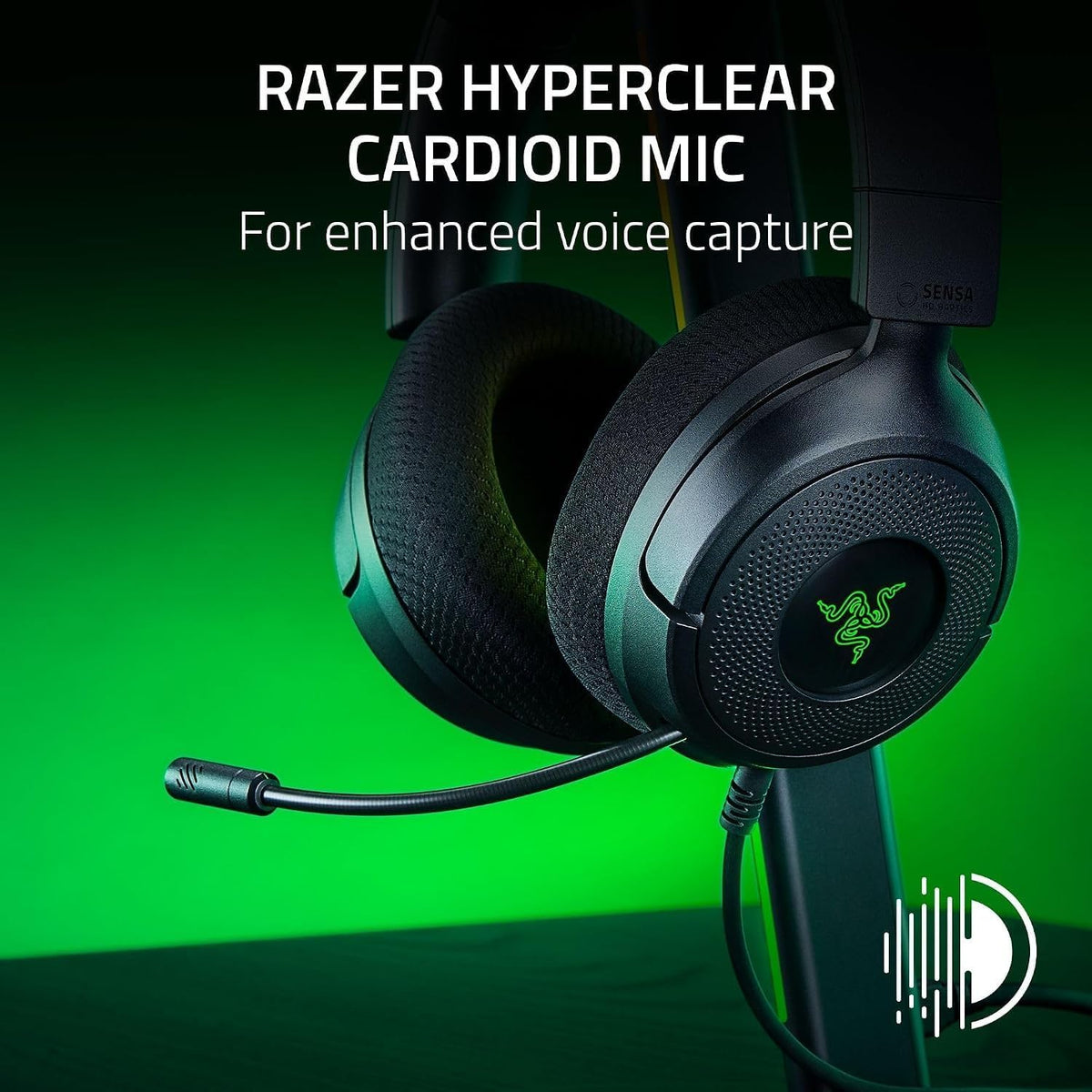 Razer Kraken V4 X Sensa HD Haptics Wired Gaming Headset,TriForce 40mm Drivers — product image 4