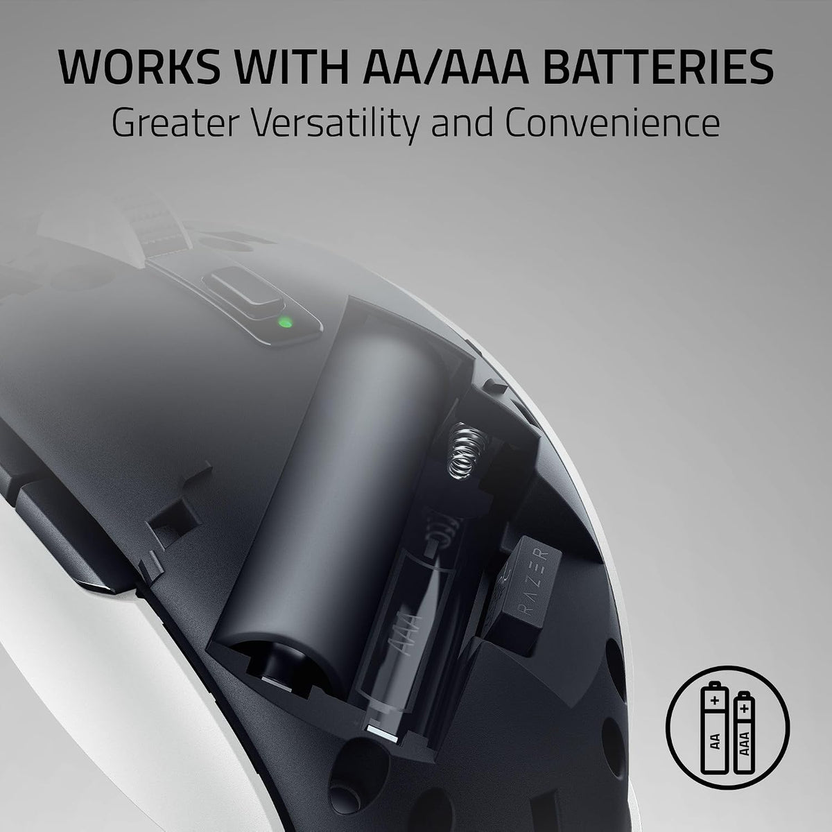 Razer Orochi V2 White Wireless Gaming Mouse — product image 7