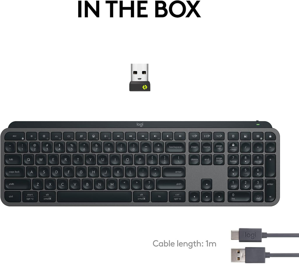 Logitech MX Keys S and MX Master 4 Combo — Graphite