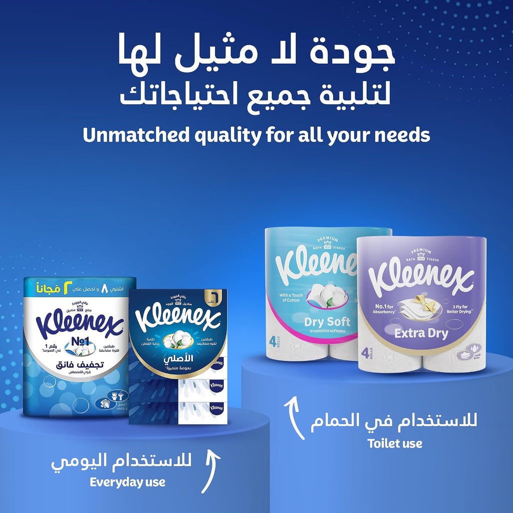 Kleenex Multi Purpose Kitchen Tissue Paper Towel, 2 PLY, 1 Roll x 90 Sheets, Absorbent Towels for all Surfaces — additional view 8