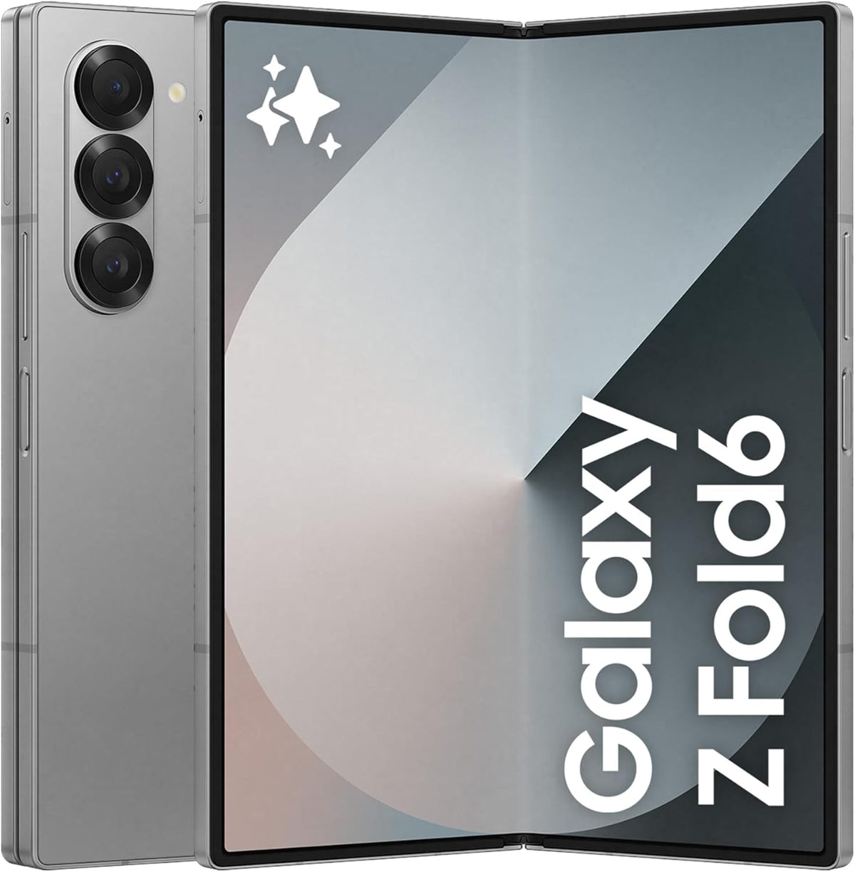 SAMSUNG (Refurbished) Galaxy Z Fold6, 12GB RAM, 256GB Storage, Silver Shadow, Big Screen