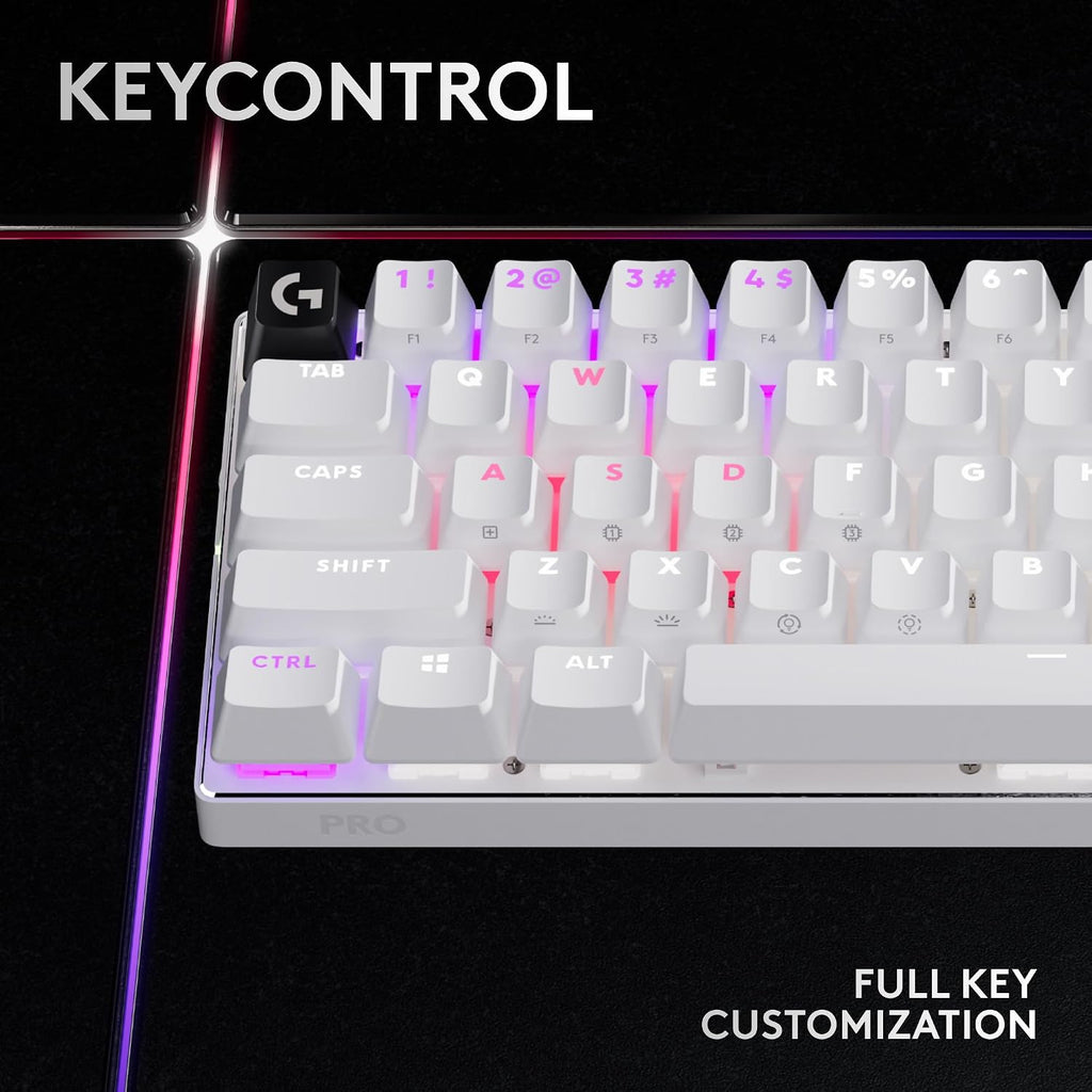 Logitech G PRO X 60 LIGHTSPEED Gaming Keyboard — White