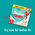 Pampers Baby-Dry Taped Diapers with Aloe Vera Lotion, up to 100% Leakage Protection, Size 4, 9-14kg, 304 Count