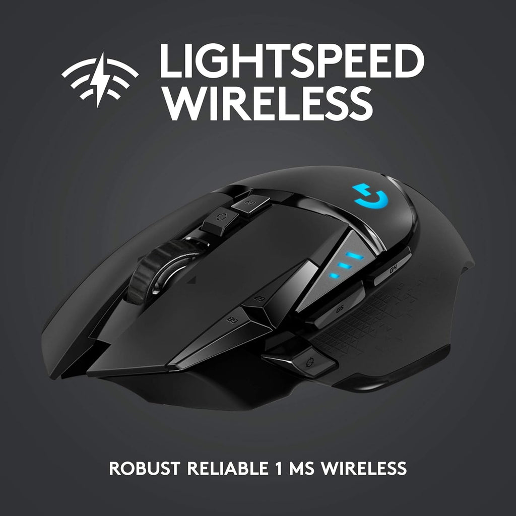 Logitech G502 Wireless Gaming Mouse — Black