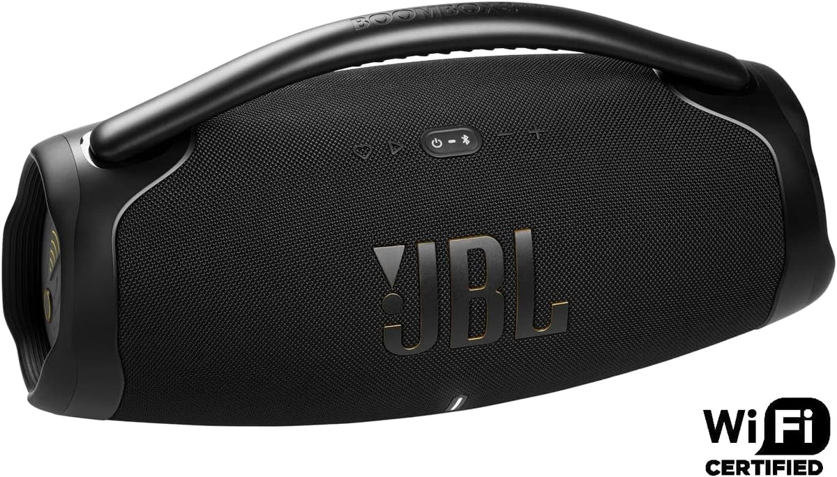 JBL Boombox 3 Wi-Fi and Bluetooth Speaker — Black