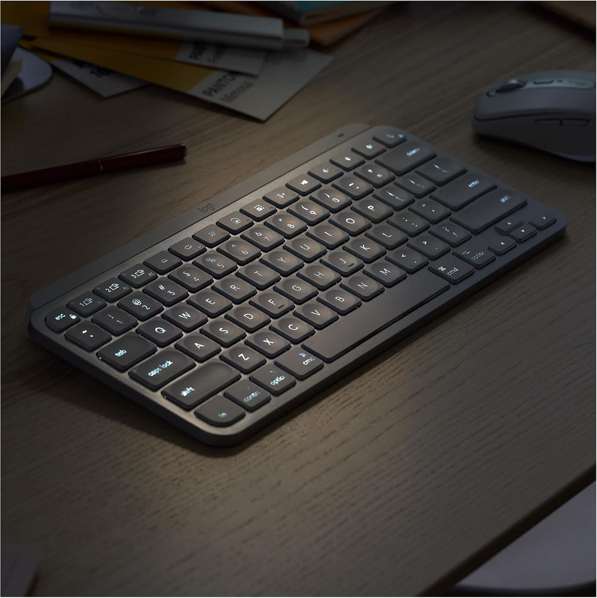 Logitech MX Keys Mini Keyboard — Pale Grey