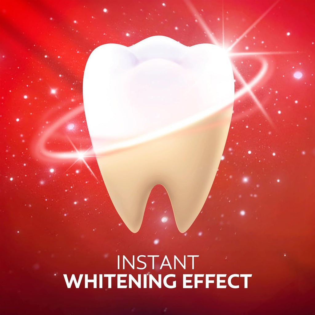Colgate Optic White Instant Whitening Toothpaste - Fluoride Formula, Enamel Safe for Daily Use, 2x75ml, 2 Pack — additional product view 7