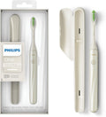 Philips SONICARE Philips One Rechargeable Toothbrush, Snow, 2 Piece Set — White