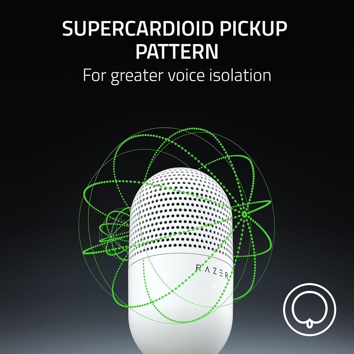 Razer Seiren V3 Mini USB Microphone — White — product image 3