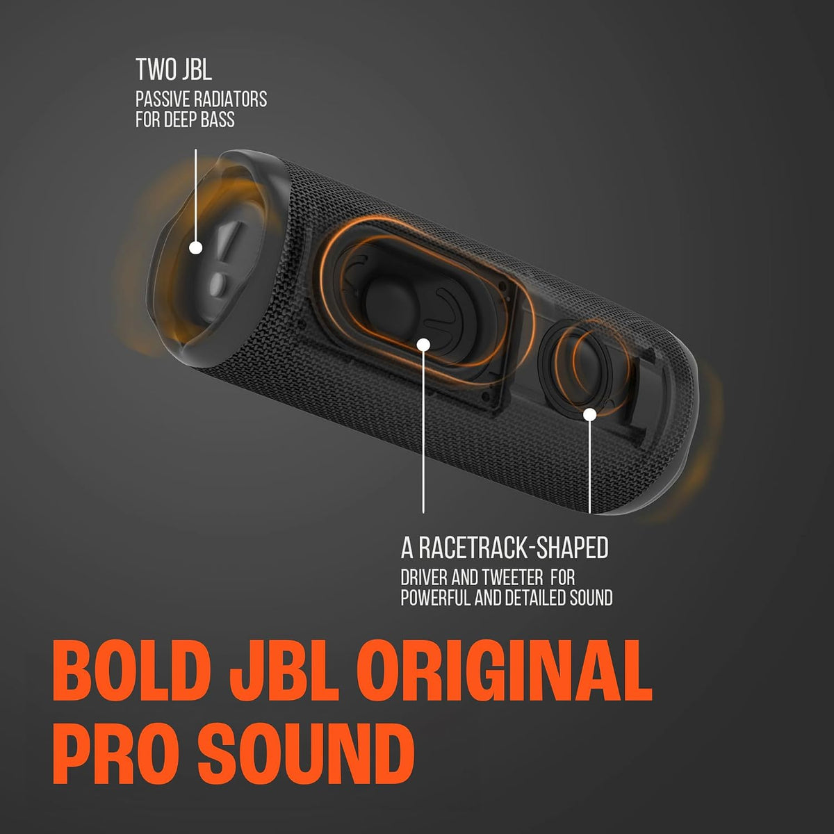 JBL Flip 6 with divvi Hardshell Case — Grey
