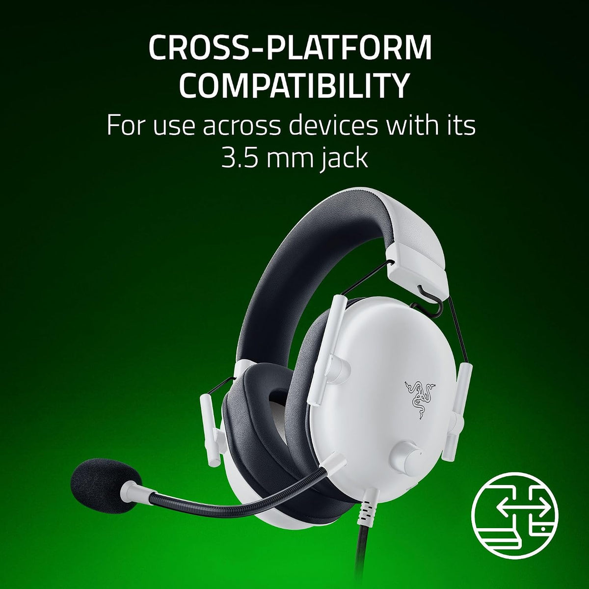 Razer BlackShark V2 X Xbox Gaming Headset — White — product image 7